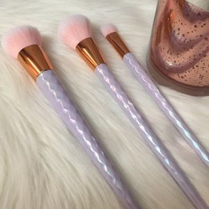 NEW Unicornesque MakeUp Brushes 3 piece set